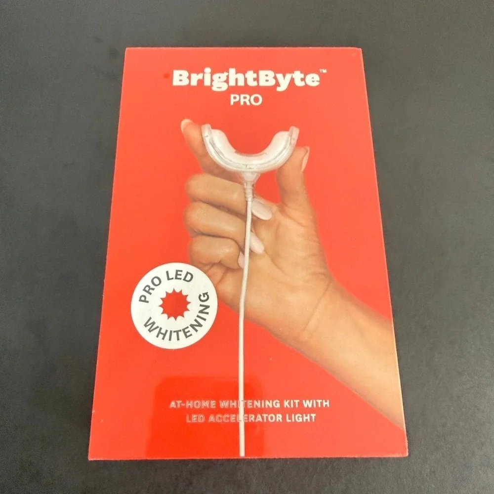 BrightByte Pro Teeth Whitening Kit Modern LED Accelerator Light System